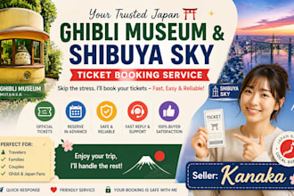 book ghibli museum and shibuya sky tickets in japan