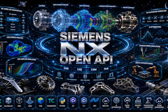 develop siemens nx open API plugin cad cam automation software
