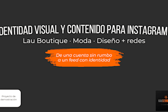 social media content design with a brand system