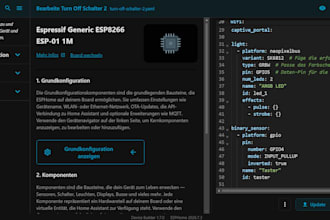 do esphome programming for you and make homeassistant dashboards