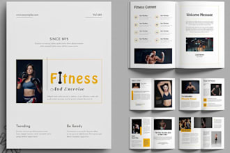 design canva nutrition workbook meal planner, fitness challenge guide, diet plan
