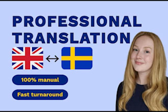 translate spanish to swedish and swedish to spanish manually