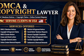 draft dmca take down notices and copyright infringement claims
