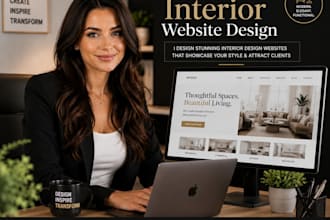 design interior website, architecture and construction website