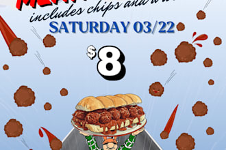 design restaurant menu and flyers