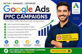 google ads setup campaign management campaign optimization and manage ads audit