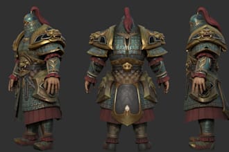 do 3d character for game