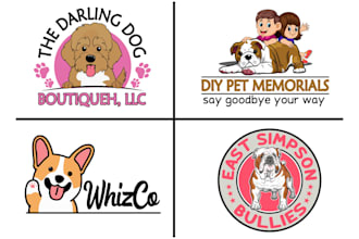 create a modern animal, pet, pet clinic, veterinary logo or any graphics design