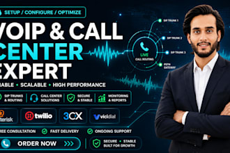 build voip vapi sip trunk twilo pbx vicidial asterisk call center dialer ivr 3cx