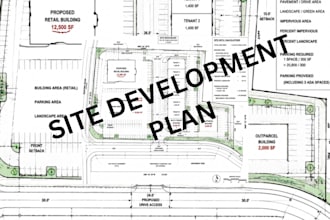 create architectural site plans floor plans and cad drawings