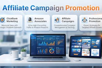 boost clickbank affiliate marketing campaign and amazon associates mlm promotion