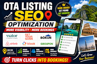 property listing optimization on viator bokun tour getyourguide groupon ota geo