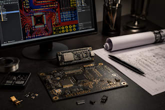 design professional stm32 or esp32 pcb layout ready for manufacturing