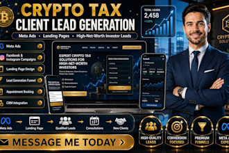 generate high quality crypto tax client leads with meta ads