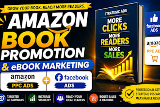 amazon book promotion and ebook marketing with facebook ads and amazon ppc ads