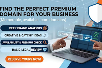 find premium domain names for your business