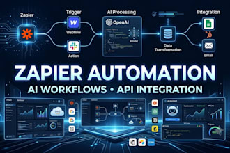 setup zapier automation, ai workflows, and business integrations hubspot