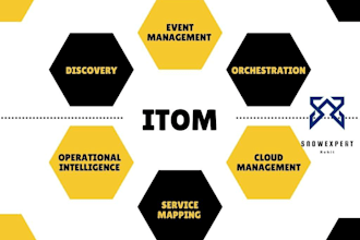 develop and customize servicenow itsm, cmdb,