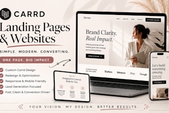 design carrd website redesign carrd landing page design carrd portfolio wix