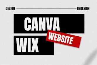 craft your online presence with canva and wix
