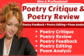 edit poetry critique poetry review poetry feedback poetry editing poem analysis