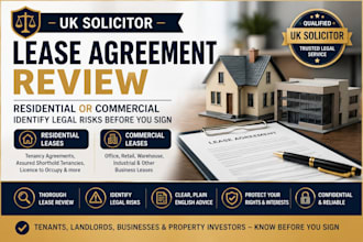review your residential or commercial lease agreement and identify legal risks