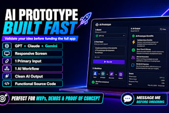 build your mvp or saas prototype as a US based developer