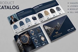 design online print product catalog company profile lookbook brochure magazine