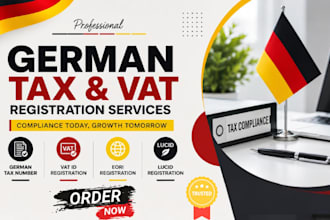 register your german number, vat id, eori and lucid