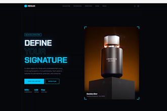 design high converting ecomerce stor or landing page