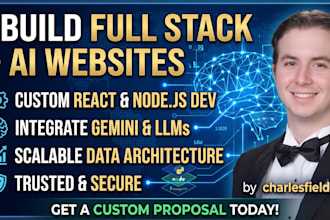 build you a professional website webapp ai integration