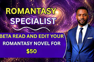 beta read and edit your romantasy novel