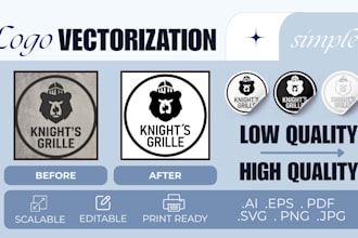 trace your ai generated jpng logo to vector
