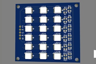 design automotive led, can bus led, led headlight, ecu lighting with kicad