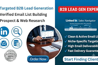 do b2b lead generation and targeted email list building