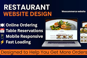 build a wordpress restaurant website with online ordering and table reservation