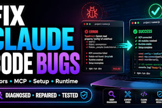 fix claude code errors bugs and broken projects