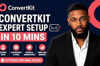 setup convertkit newsletter designer email marketing landing page expert
