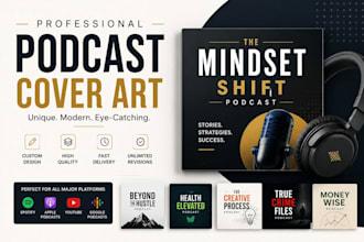 design podcast artwork, podcast cover art, podcast cover design