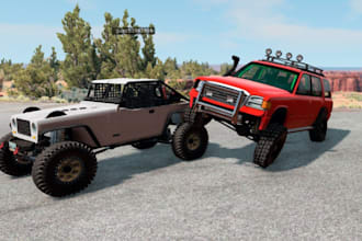 build custom beamng mods vehicles, track and map and convert mods
