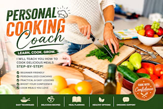 be your personal cooking coach and teach you how to cook