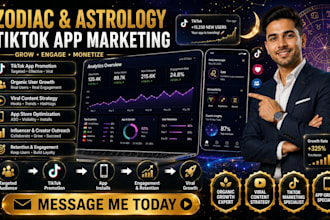 grow your astrology or tarot app with viral tiktok content