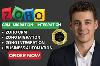 setup zoho crm automate workflow zoho migrate data and integration business apps