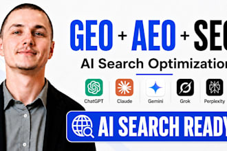 optimize your website for GEO, aeo, chatgpt, and ai search
