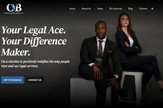 design squarespace law firm website attorney profile legal consultation website