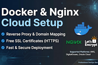 setup docker nginx and ssl on your server