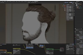 make realistic metahuman hair groom in unreal engine5, xgen hair, ornatrix hair