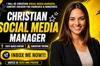 be christian social media manager instagram content strategist for churches