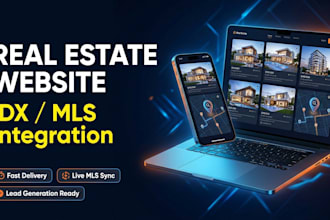design modern real estate website,real estate agent website with idx mls listing