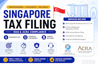 file singapore tax returns and acra annual returns